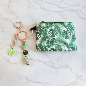 Tropical Vibes Detachable Pouch & Keychain